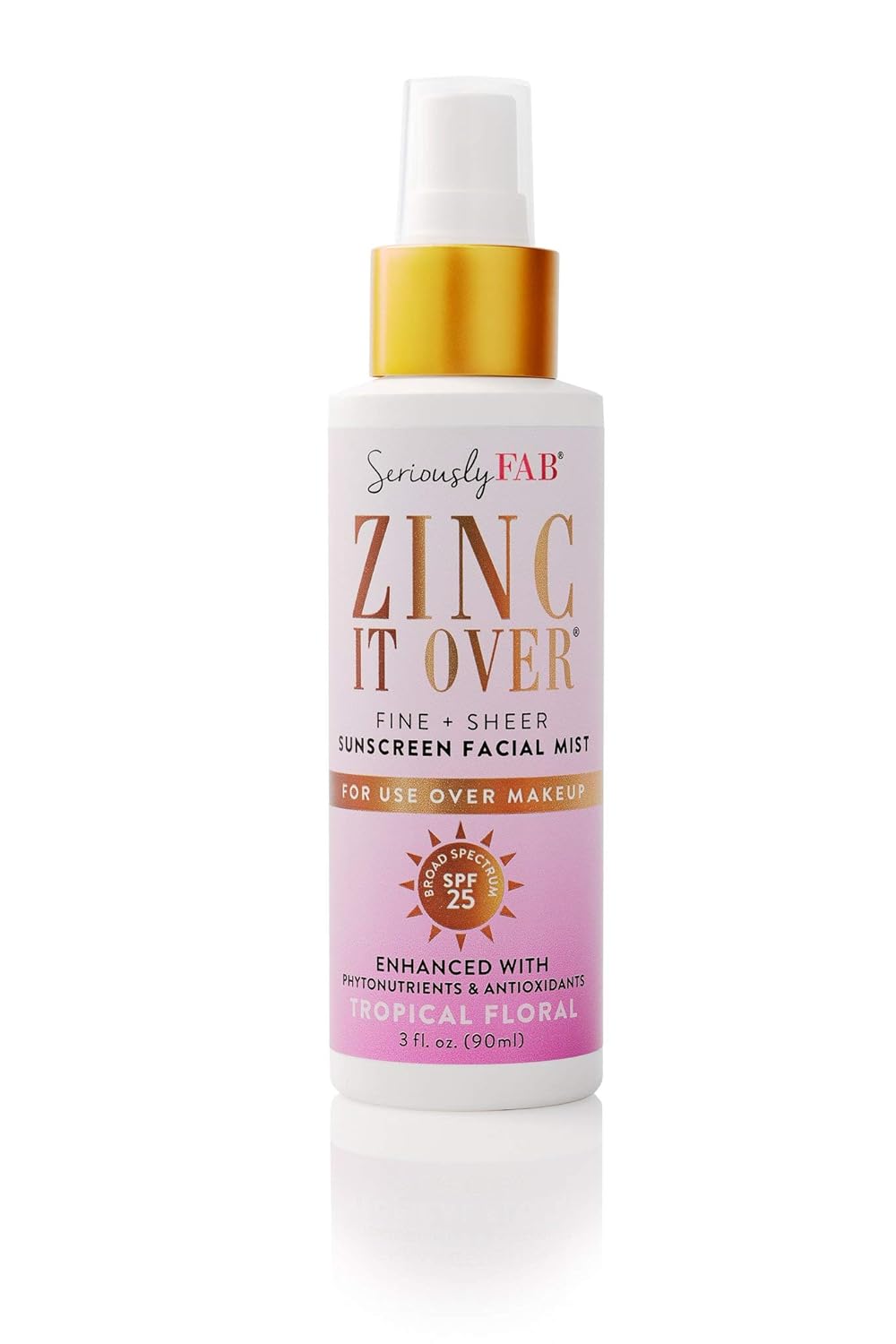 sunscreen face mist over makeup