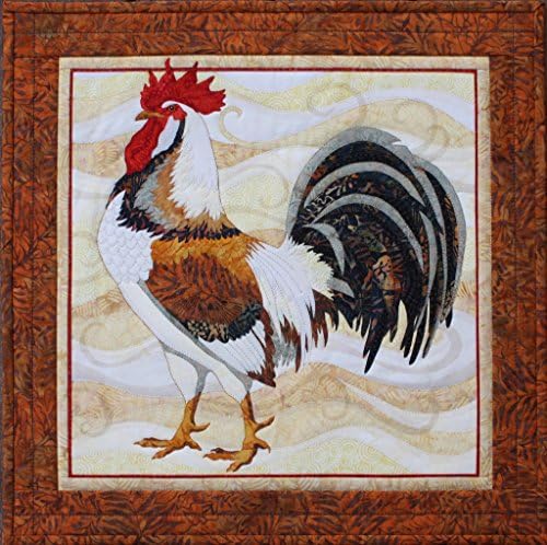 All Gussied Up Rooster Toni Whitney Fusible Applique Quilting Quilt Pattern
