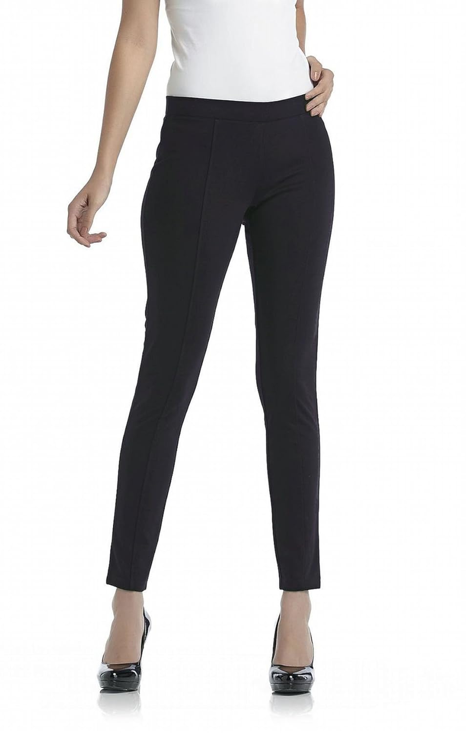 venusgrab black jegging with front seam