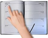 PaulStore 2026 Diary Week to View A4 A5 A6 Hard Backed Blue view 2
