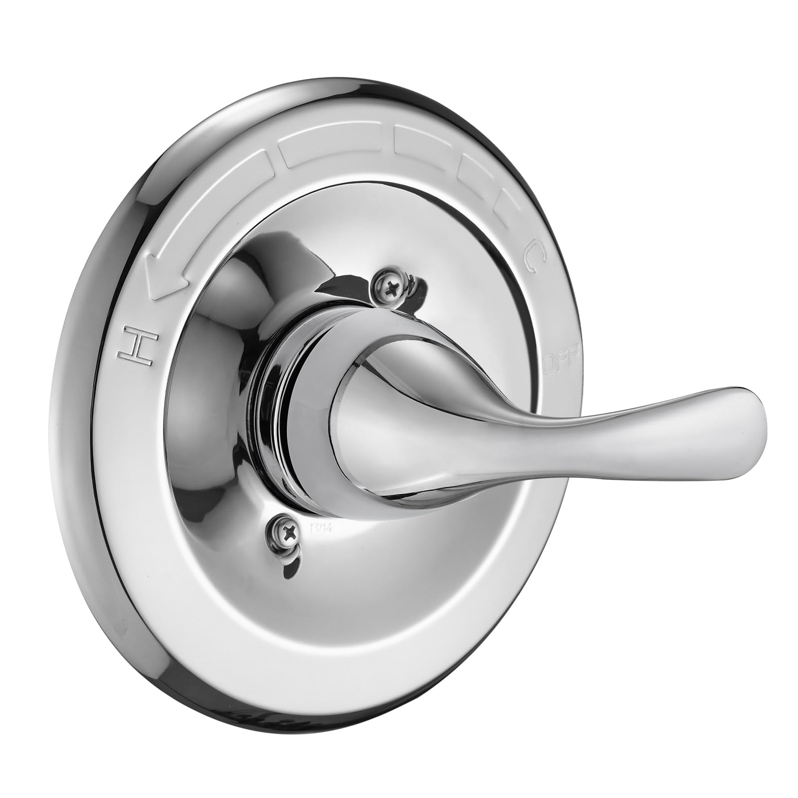 Photo 1 of Replacement for Delta 13/14 Series Shower Trim Kit, Shower Cover Plate with Handle, Chrome(Valve& Catridge Not Inclued)