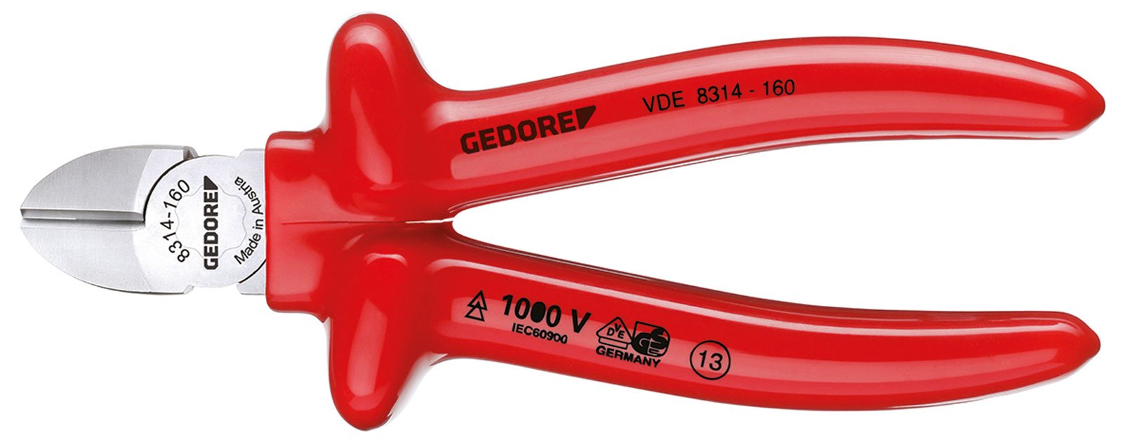 GEDORE VDE Side Cutters VDE 8314–160