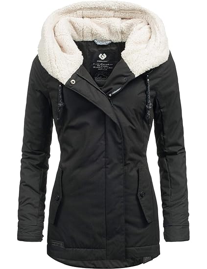 Ragwear Damen Mantel Wintermantel Winterparka YM-Monica (vegan hergestellt) 3 Farben XS-XL