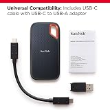 SanDisk Extreme Portable SSD 4TB USB-C NVMe 1050 MB/s IP65 Black view 4
