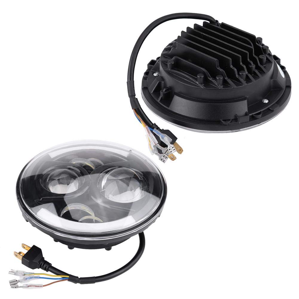 FANALE POSTERIORE TONDO VINCENT STYLE STOP LUCE LED TRASPARENTE PER MOTO CAFE RACER - Foto 3