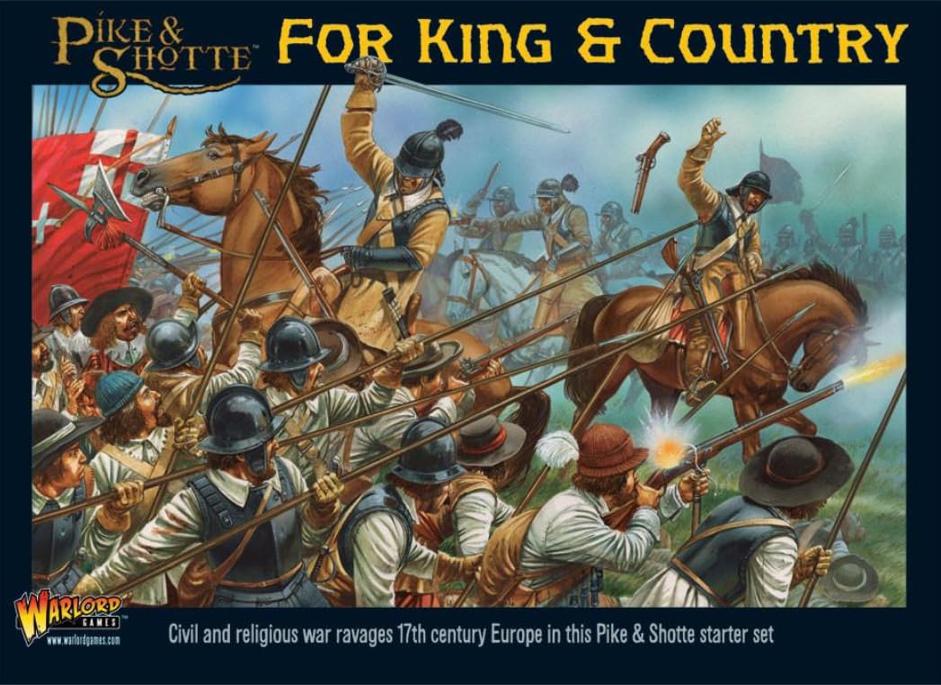 Warlord Games For King & Country - Pike & Shotte Starter Set - Highly Detailed 28mm Miniatures English Civil War Miniatures