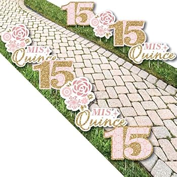 Amazon Com Mis Quince Anos Lawn Decorations Outdoor