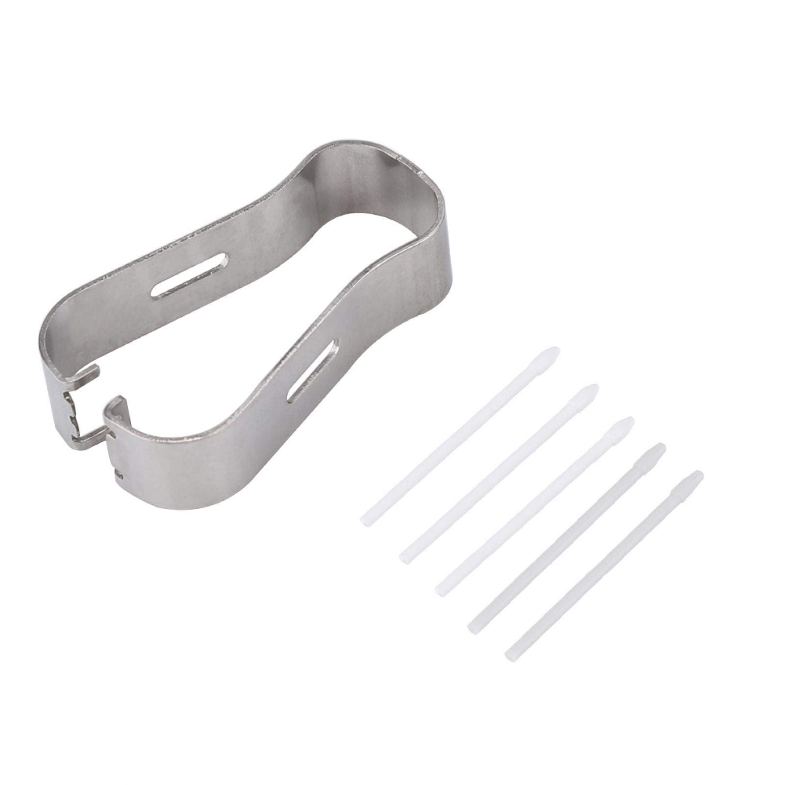 Heayzoki Touch Stylus Remove Tool with 5pcs Replacement Refill Tips Nibs, Stylus S Pen Tips Pen Refill Tool Set for Samsung Galaxy Note 8/9 Tab S3/4(White)