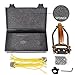 Wisdoman Outdoor Professional Slingshot Kit, Adjustable Stainless Professional Hunting Catapult High Powerful Wrist Support Slingshots with 2 Rubber Bands and 50 Ammo Balls（ (Wooden Grain)）