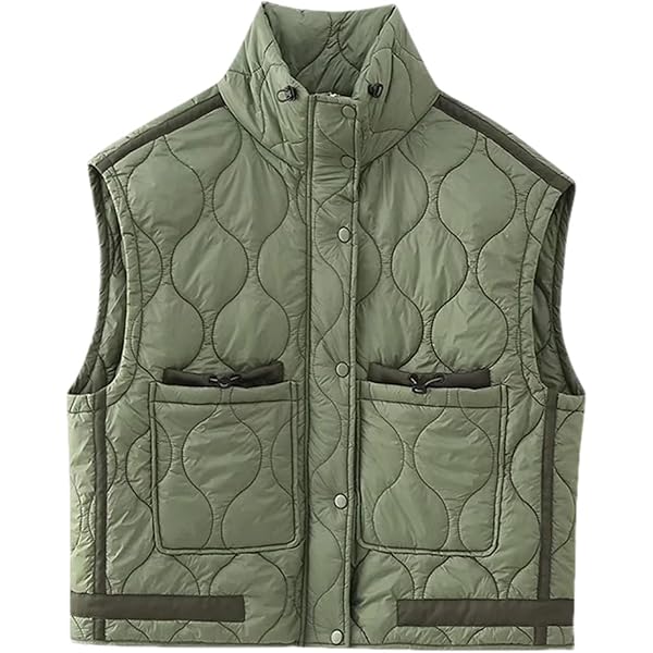 NIKE / ナイキNSW ESSNTL LIGHT QUILTED VEST Women's Nike Sportswear Essential Quilted Vest - Oil Green