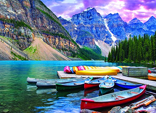 EuroGraphics Canoes on The Lake Jigsaw Puzzle (1000-Piece)