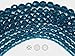 8mm (153 Beads) Dark Aqua, Czech Fire Polished Round Faceted Glass Beads, 3x16 inch Strand