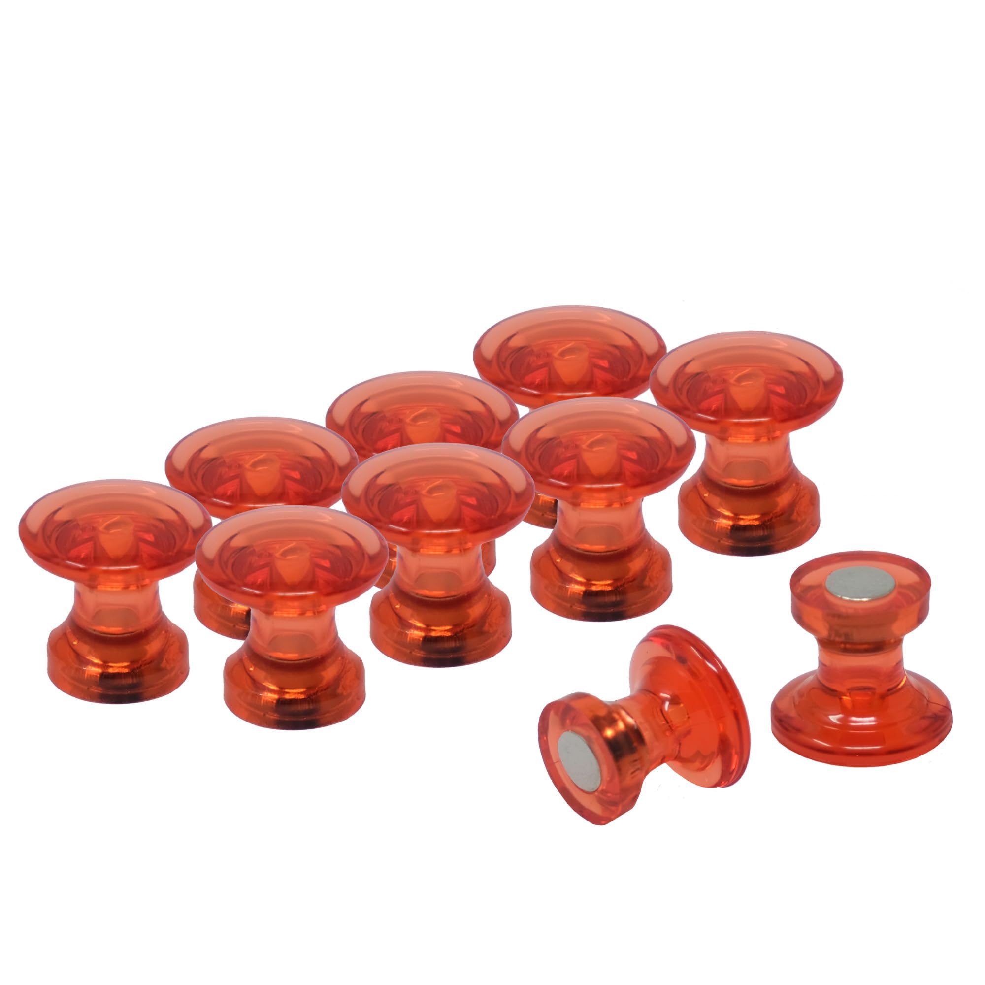 Traditional Red Magnetic Map Pin Magnets for Fridge, Whiteboard, Noticeboard, Filing Cabinet - Pack of 120