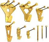 NORTHERN BROTHERS Heavy Duty Picture Hooks 130 Pieces Nails for Walls