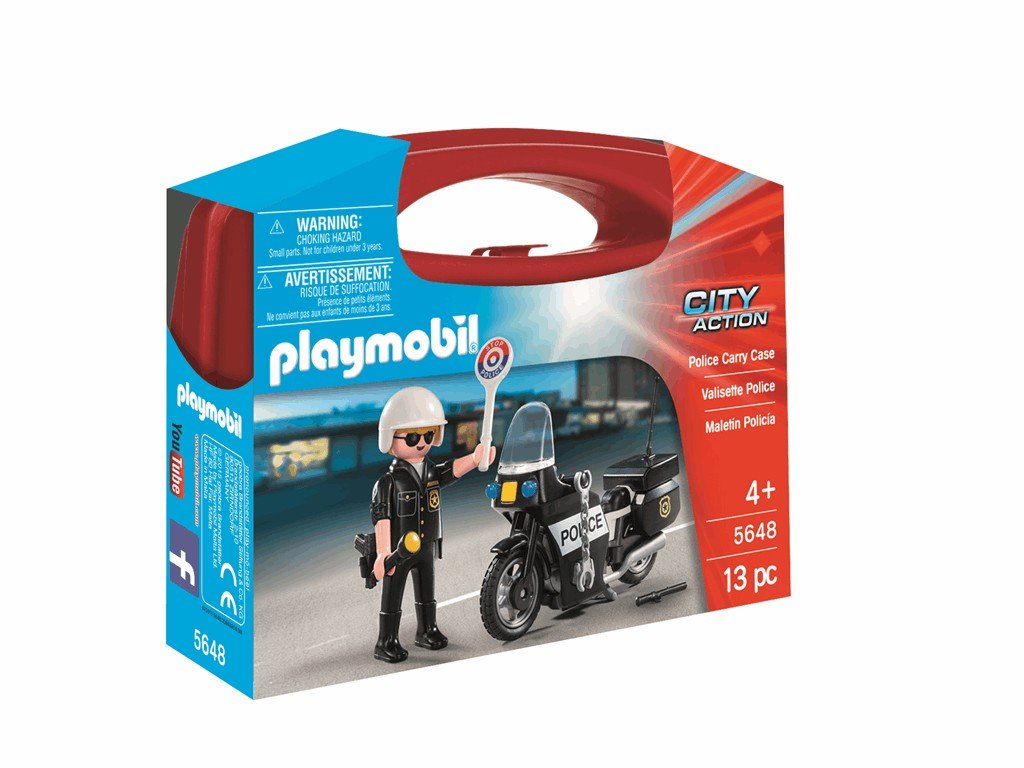 Playmobil 5648 City Action: Police Small Carry Case