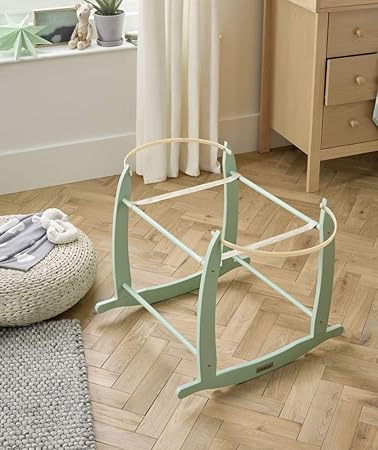 clair de lune deluxe rocking moses basket stand