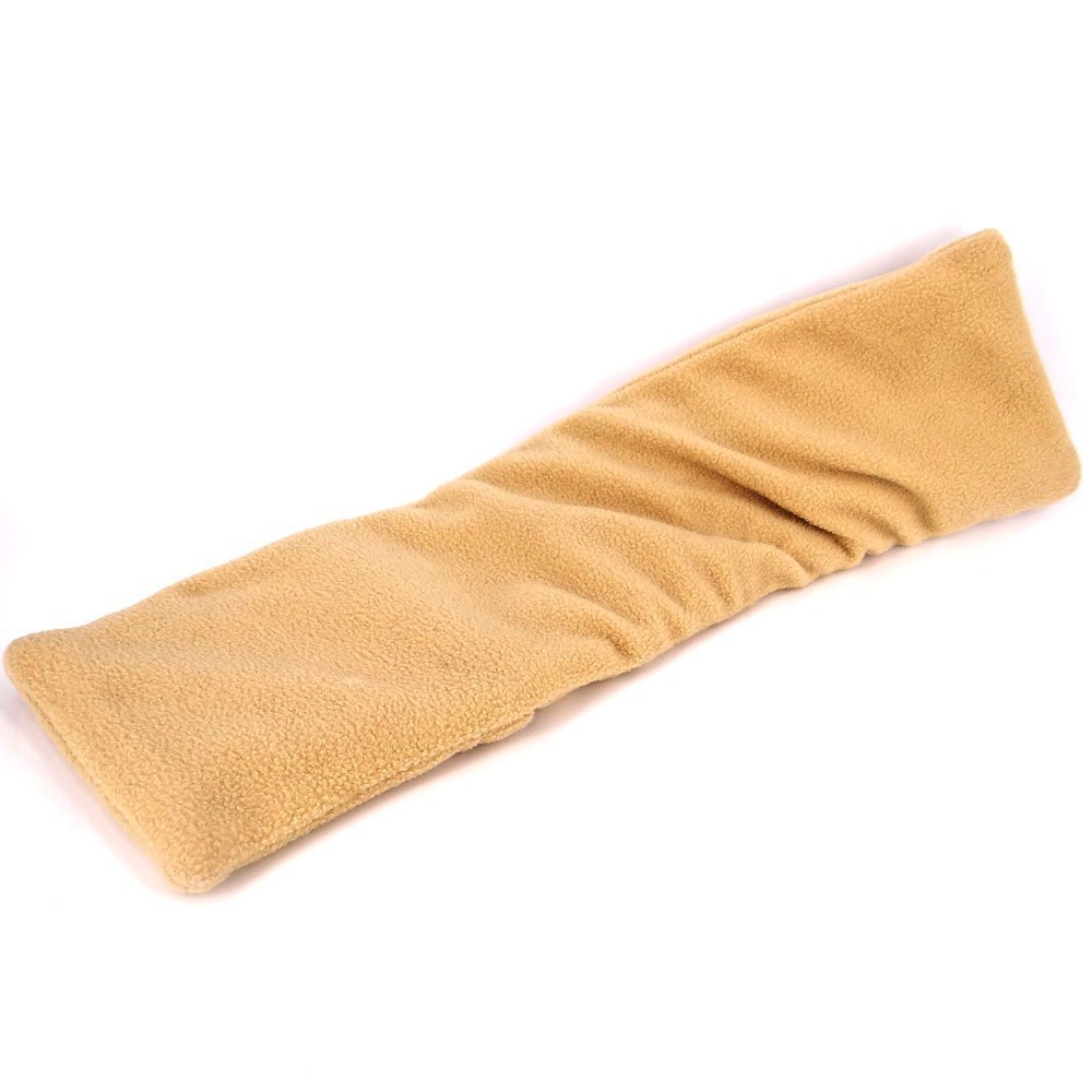 Eurotel Hot & Cold Buddy: Microwave Neck Warmer - Flax Seed and Grape Seed - 52 x 12 cm (Beige)