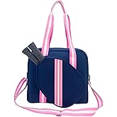 SPELIKO Pickleball Bag Tote, Neoprene Pickleball Sling Bag, 15 x 8.5 x 3.5 inches, Large Capacity, Adjustable Shoulder Strap