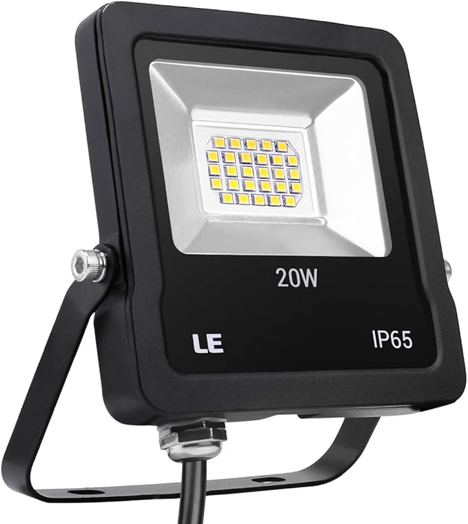 LE 20W Outdoor LED Flood Light, 1600 Lumen, 200W Halogen Floodlights