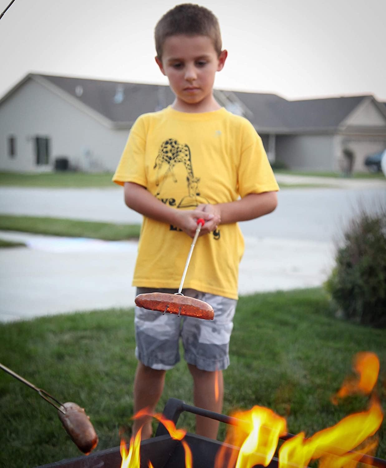 MalloMe Smores Sticks for Fire Pit - Accessories for Campfire Marshmallow Roasting Sticks Smores Kit Outdoor - Smore Skewers Hot Dog Fork For Outside, Camping Essentials Bonfire Gear Long 32