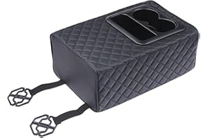 Car Rear Seat Armrest - Automotive Arm Rest with Cup Holder - Second Row Rear Central Armrest Box - for SUV Truck Vehicle Aut