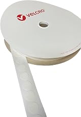 Velcro Brand White Sticky Coins 13mm 1550 Dots Roll PS14 Adhesive Dots view 1