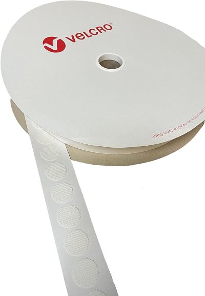 Velcro Brand White Sticky Coins 13mm 1550 Dots Roll PS14 Adhesive Dots