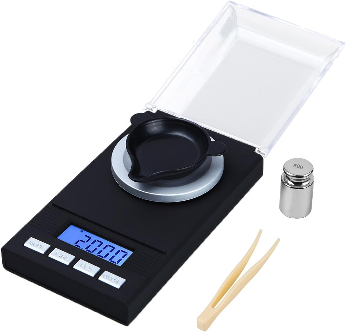 WAOAW W0150 Digital Milligram Scale Version 1 Black Kitchen Scales