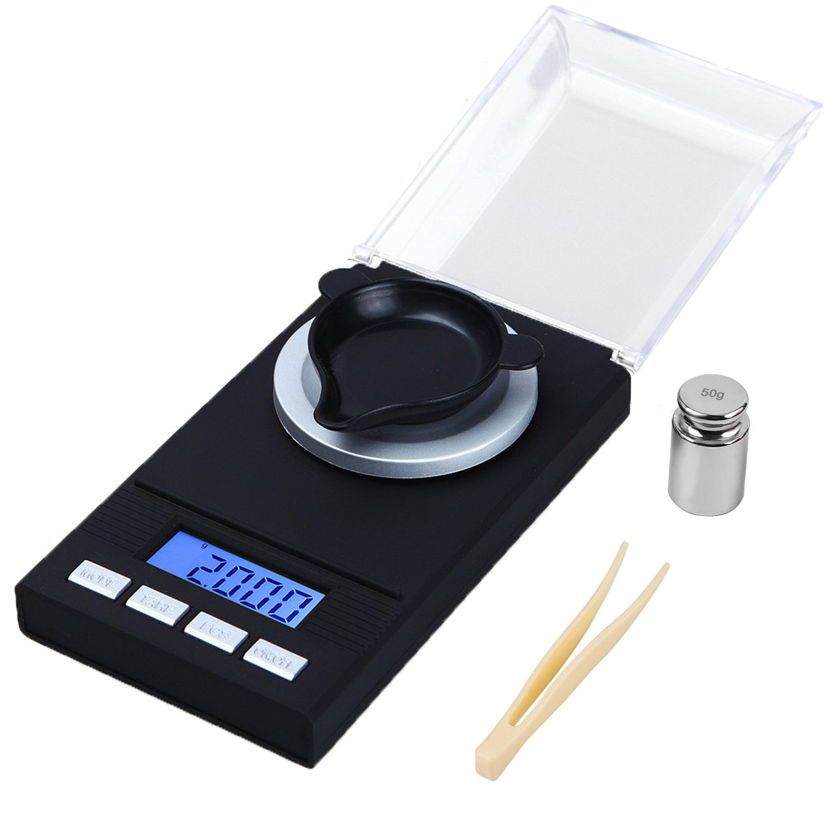 WAOAW Digital Milligram Scale 50 X 0.001g Reloading Jewelry Scale Digital Wei... 748690505763 eBay