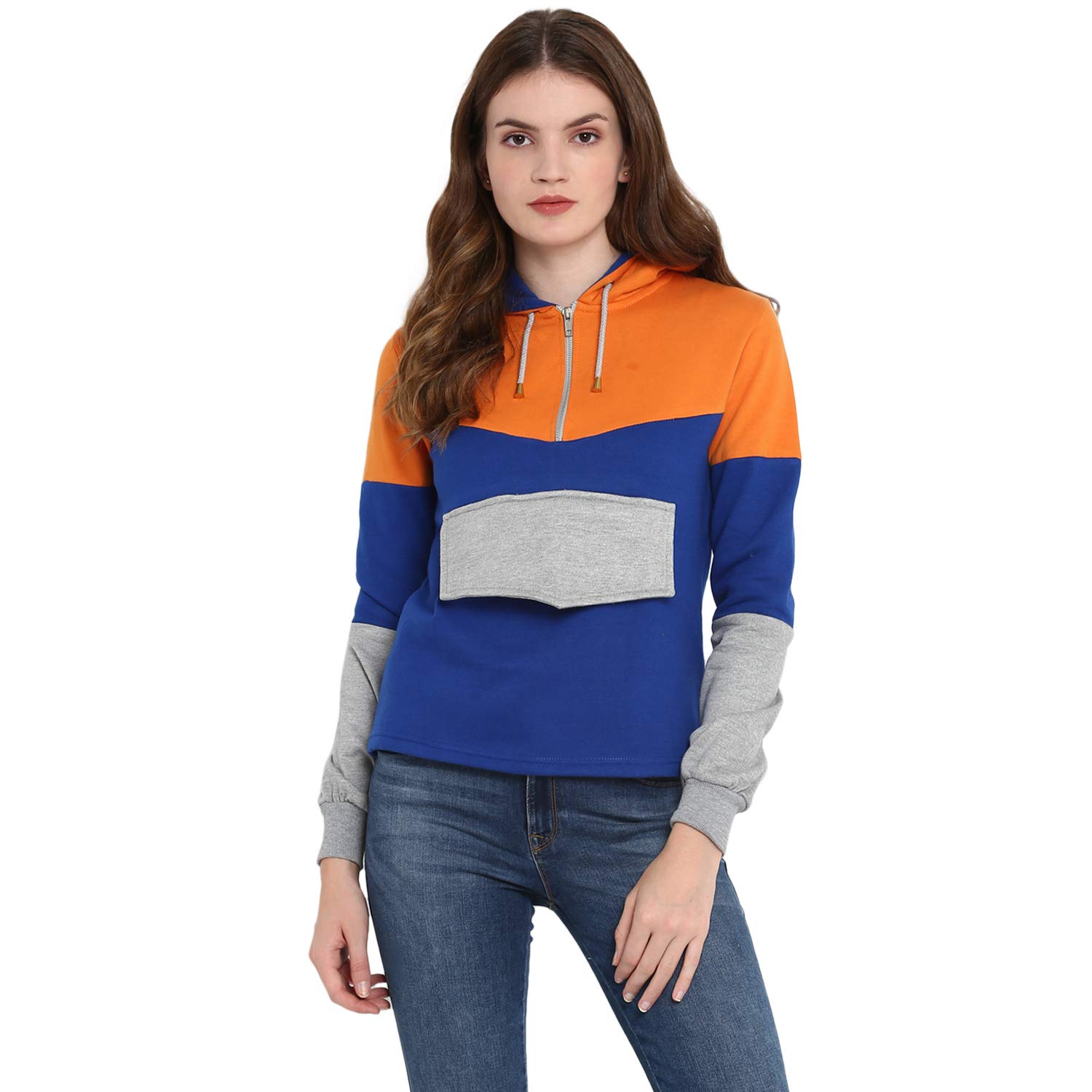 orange designer sweatshirt