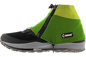 Kahtoola INSTAgaiter Low Gaiters for Hiking, Trail Running, Mountaineering, Hunting, Rocky Terrain, Mud, Snow & Ice