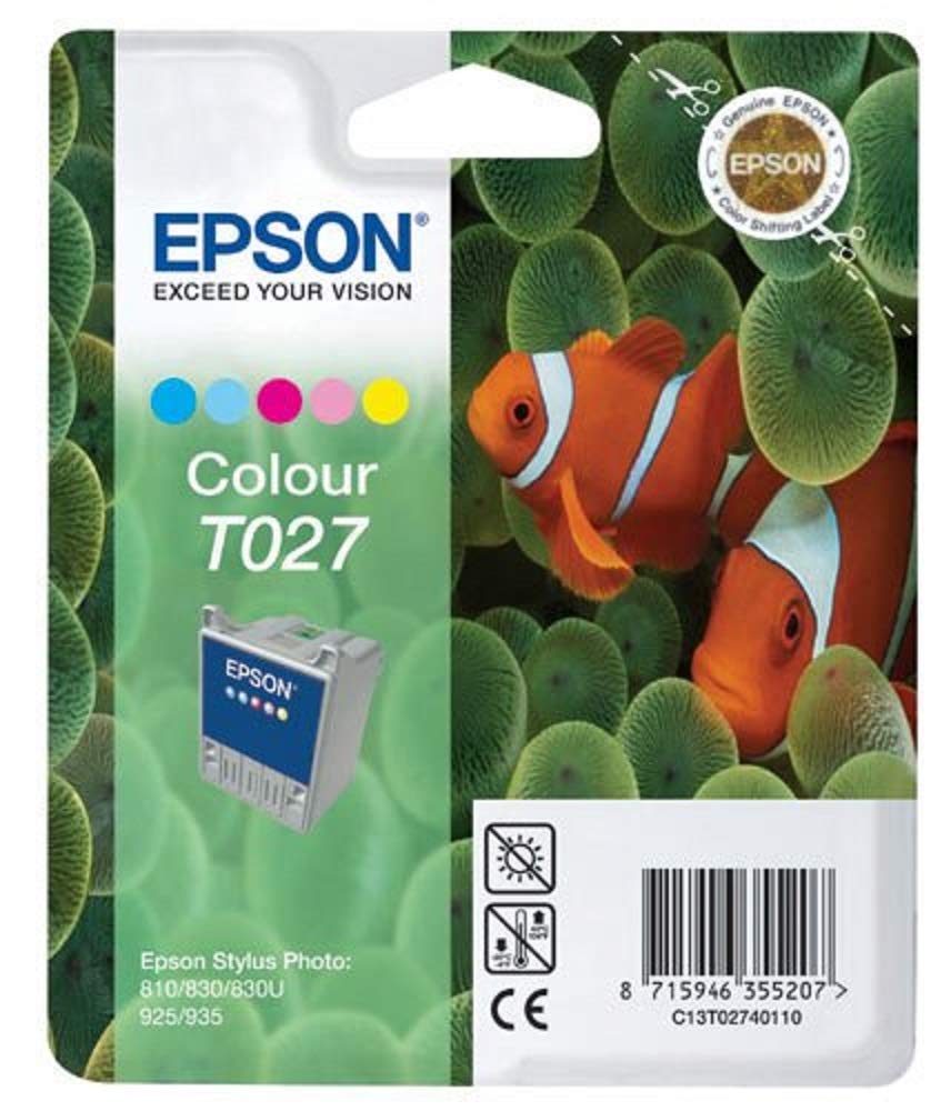 Epson Original Colour Ink Cartridges T027201 T027