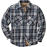 Legendary Whitetails Men's Fleece Lined Button Down Java Shirt Jac