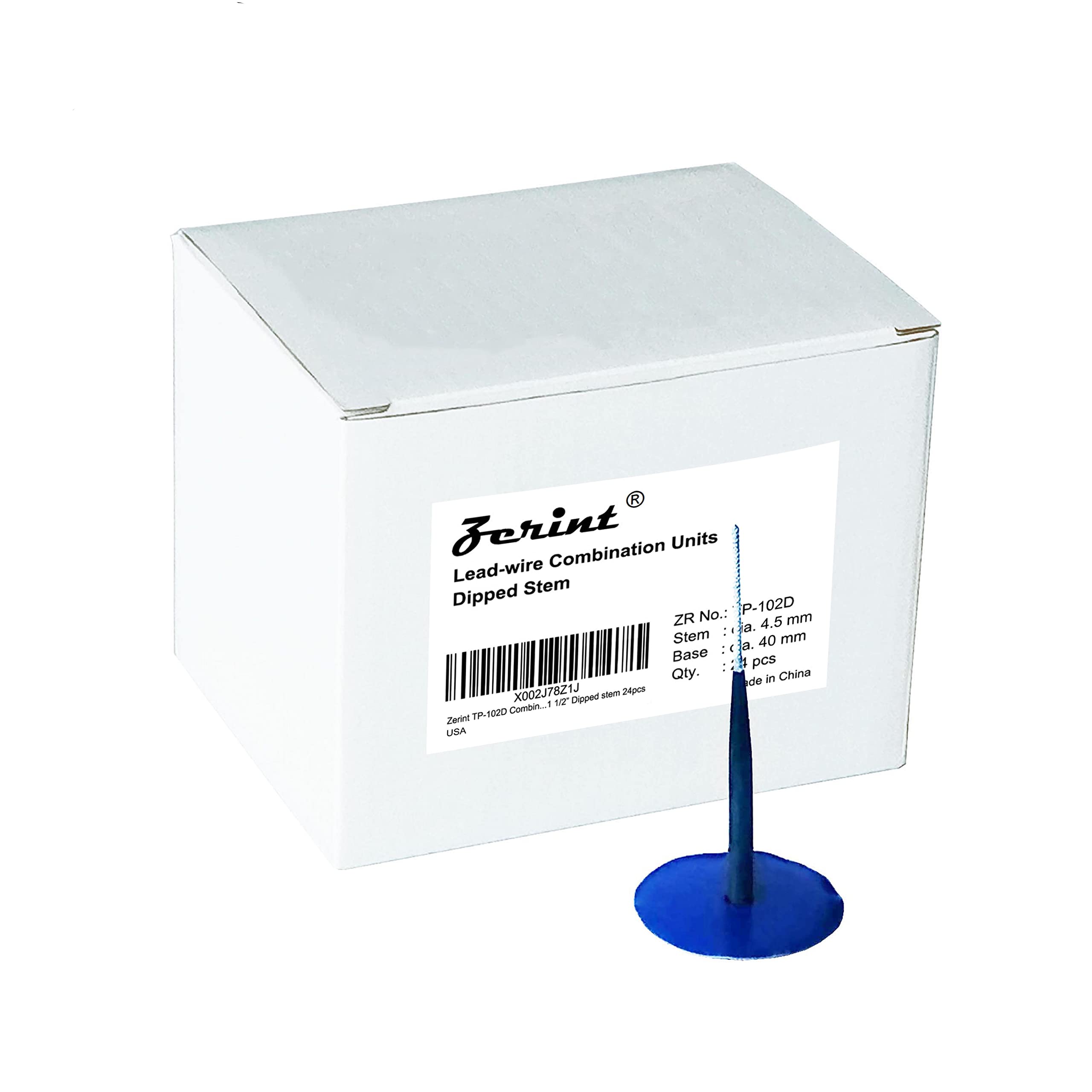 NOBRAND Zerint TP-102D Combination Repair Unit, Tyre Puncture Repair Plug 4.5 x 40 mm dipped stem 24 pcs