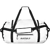 Buffalo Gear Waterproof Duffle Bag 40L 60L 80L Roll-top Dry Bag Heavy Duty Waterproof Duffel Travel Bag for Kayaking Rafting Boating Fishing Camping