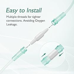 ANSNF Oxygen Tubing Connector, 360° Rotation