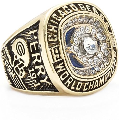 ZNKVJ Mens Chicago Bears Championship Ring In 1985 Year