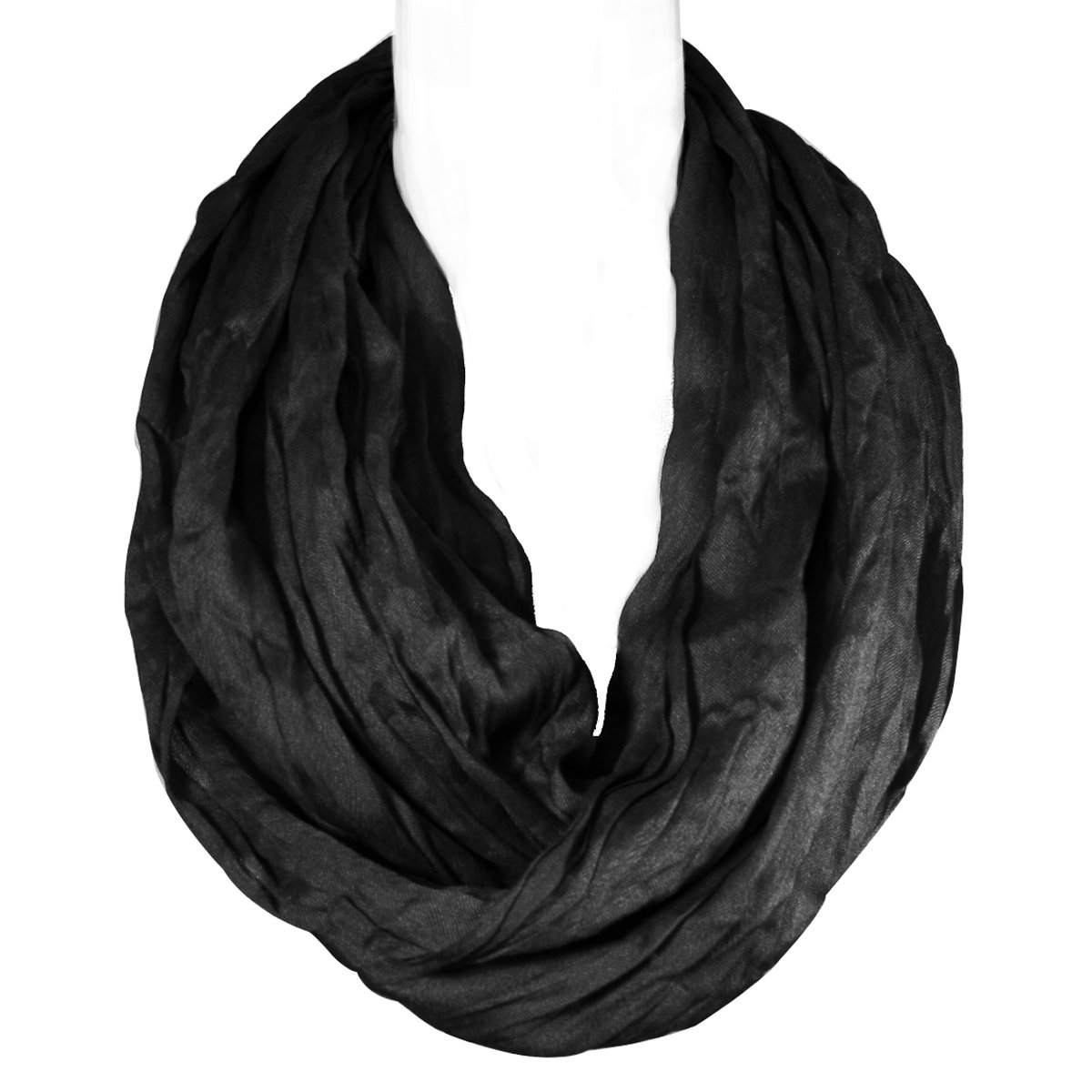 Wrapables Lightweight Silky Soft Infinity Loop Scarf Wrapables Lightweight Silky Soft Infinity Loop Scarf