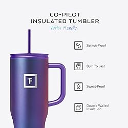 IRON °FLASK Co-Pilot Insulated Mug w/Straw & Flip