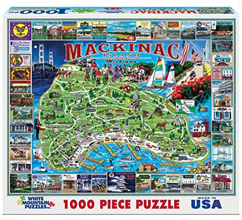 White Mountain Puzzles Mackinac Island - 1000 Piece Jigsaw Puzzle