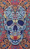 Sunshine Joy 3D Skull Tapestry - Beach Sheet - Hanging Wall Art (30X45 inches)