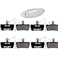 CYCEARTH 4 Pairs Bicycle Bike Disc Brake Pads for Sram Guide RSC R Avid XO XX Elixir 7 9 Trail 4 Piston (Semi-Metallic/Sinter
