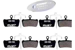 CYCEARTH 4 Pairs Bicycle Bike Disc Brake Pads for Sram Guide RSC R Avid XO XX Elixir 7 9 Trail 4 Piston (Semi-Metallic/Sinter