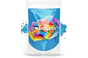 MARBLERS Blue Mica Powder Colorant [Cobalt Blue] 3oz (85g) | Cosmetic | Epoxy Resin Pigment | Dye | Non-Toxic, Vegan, Cruelty-Free | Lip Gloss, Nails, Body Butter | Bath Bomb, Candle & Soap Making