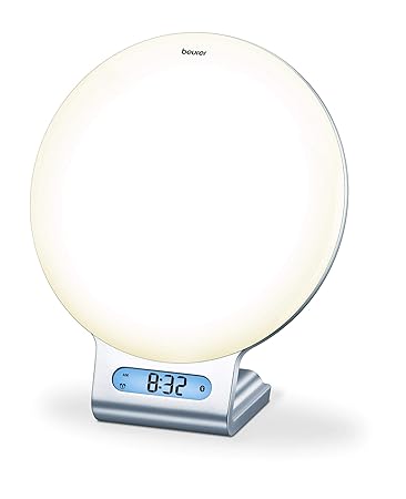 Beurer WL 75 Lichtwecker mit Radio: Simulation von Sonnenauf- und Untergang für ein leichteres Einschlafen und Aufwachen