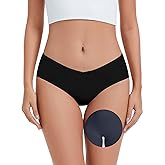 Leovqn Camel Toe Concealer Underwear for Women V Waist Cameltoe Proof No Show Panties Seamless Workout Underwear