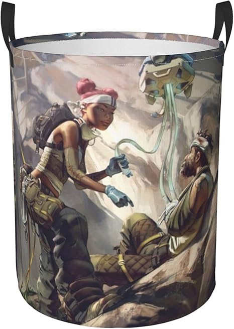 Amazon Co Jp Apex 汚れた洋服バスケット 収納バスケット バッグ円筒形ランドリーバスケット折りたたみ式ランドリーアクセサリーランドリー バスケット雑貨バスケットアクセサリー収納ランドリー収納バスケット防水ハンドル収納室バスルーム Diy 工具 ガーデン