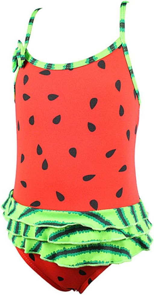 Cute Baby Girl Swimwear Watermelon Model 75-90cm/2-3Y Girls Swimsuit Kid/Children Swimming Suit-S Size