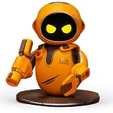 Eilik DQ - Desktop Companion Robot, A New Adventure Character with Expressive Animations, Playful Interactions, Explorer Gear &amp; Exclusive Adventure Game, Unique Robot Gift for Kids &amp; Adults