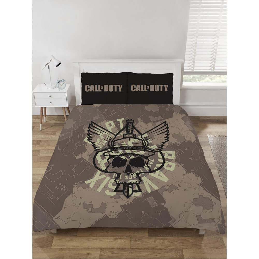Coco Moon Cod Call Of Duty Kids Single Or Double Bed Duvet Bedding Set Genuine Call of Duty Bedroom Merchandise (Double Duvet)